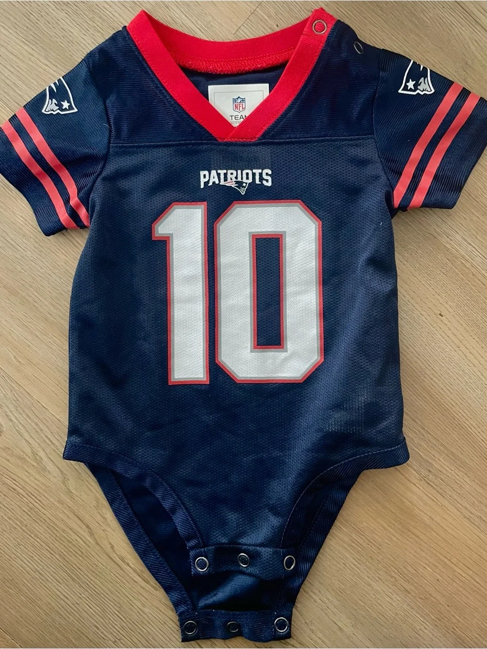 New England Patriots Baby One-Piece
